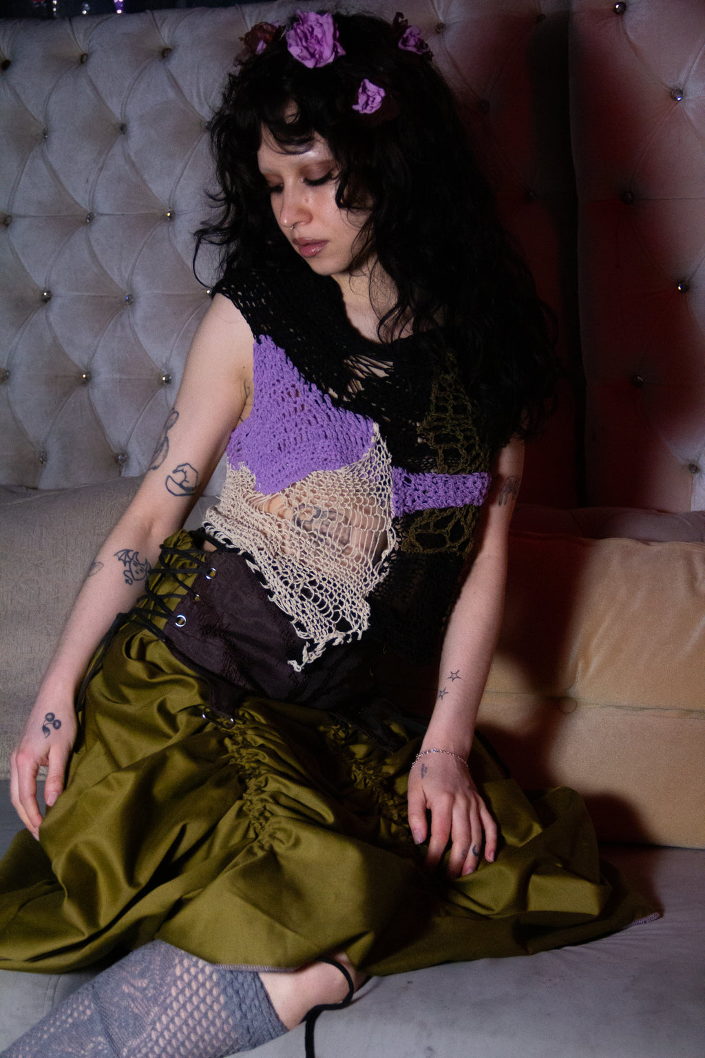 TOP "TINKKNIT" MULTICOLOR