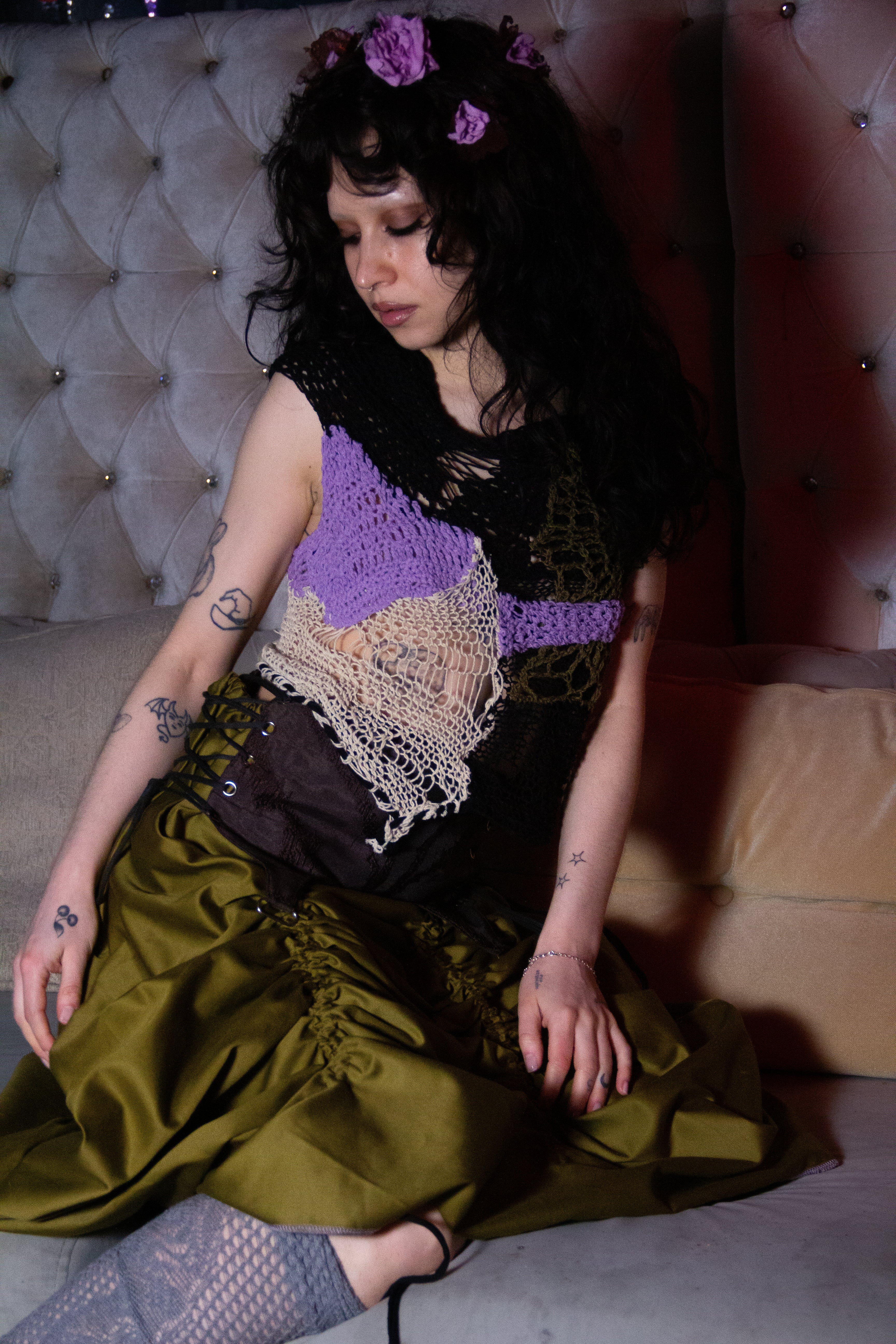 TOP "TINKKNIT" MULTICOLOR