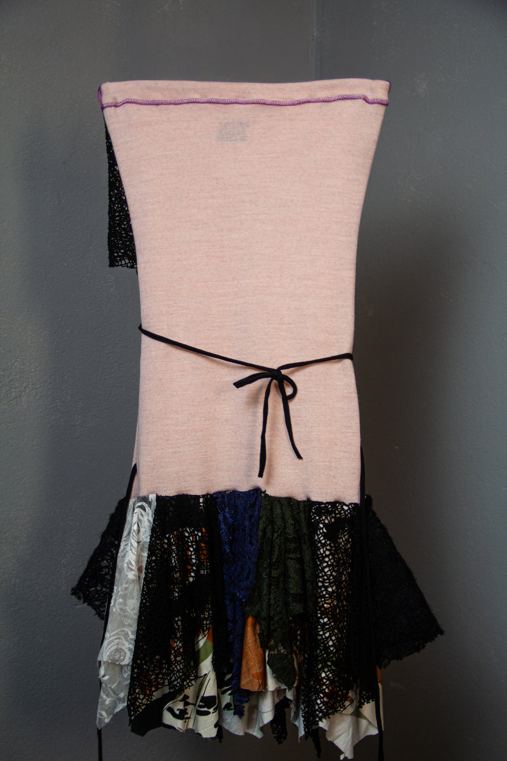 MINI DRESS "TINKSCRAP" BABY PINK